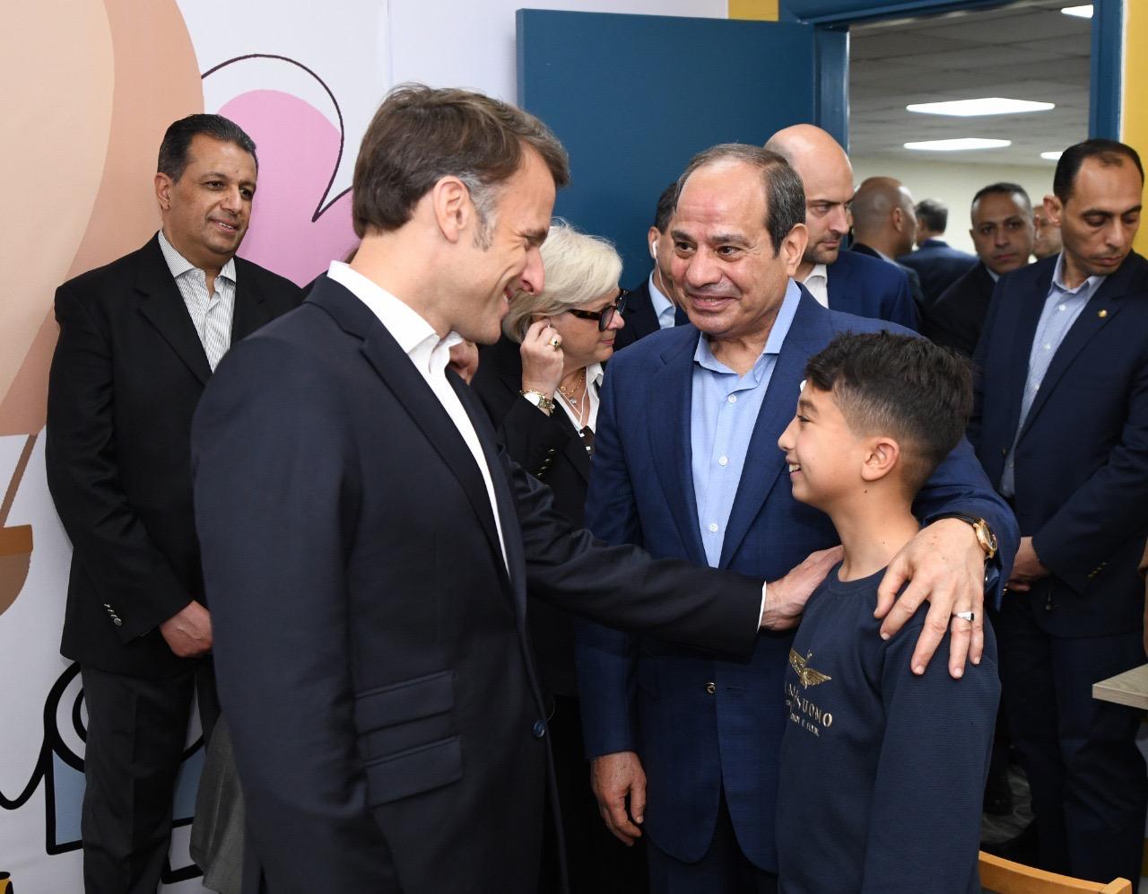 زيارة الرئيس السيسى وماكرون للعريش (7) زيارة الرئيس السيسى وماكرون للعريش (7)