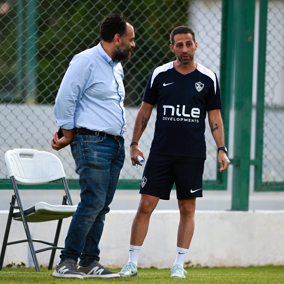 يانيك فيريرا وجون إدوارد فى معسكر الزمالك يانيك فيريرا وجون إدوارد فى معسكر الزمالك