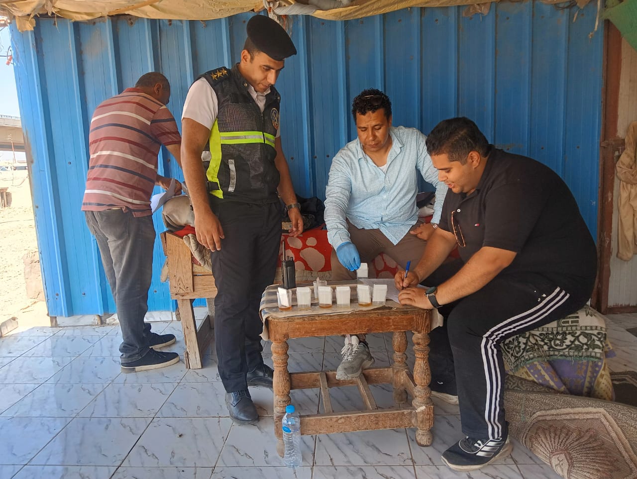 التحليل لقائدي المركبات في محافطة الدقهلية