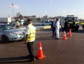 تصادم سيارتين في البساتين بسبب اختلال عجلة القيادة manshetat