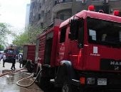 السيطرة على حريق اشتعل بمحل فى شارع فيصل بالجيزة manshetat
