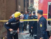 إصابة 3 أشخاص فى حريق مطعم بسبب تسرب غاز بمنطقة الوراق manshetat