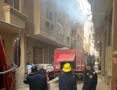 آخر تحديث.. السيطرة على حريق اشتعل بعقار في مدينة 15 مايو
