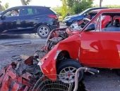 مصرع طفل في حادث بطما واندلاع حريق بسيارة على الصحراوي بجرجا في سوهاج manshetat