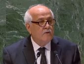 مندوب فلسطين تصويت الكنيست الإسرائيلي للسيادة على الضفة الغربية انتهاك للقانون الدولي manshetat