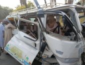 إصابة 5 أشخاص فى حادث تصادم بصحراوى البحيرة manshetat