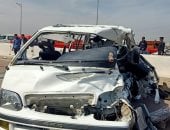 آخر تحديث.. إصابة 5 أشخاص فى حادث انقلاب ميكروباص على الطريق الزراعي بسوهاج