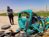 إصابة شخصين إثر انقلاب سيارة على طريق كوبرى أبو سلطان فى الإسماعيلية manshetat