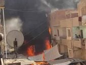 آخر تحديث.. اندلاع حريق داخل سوق فى منطقة فيصل صور