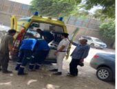 الأمن الإنساني الداخلية تنقل سيدة عجوز للمستشفى