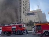 المباحث تستمع لأقوال شهود العيان لكشف ملابسات حريق سنترال رمسيس manshetat