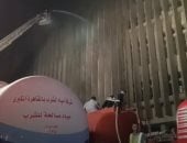 الاستعانة بسيارات مياه الشرب لاستكمال عمليات السيطرة على حريق سنترال رمسيس manshetat