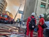 الهلال الأحمر المصرى يوجّه فرق الطوارئ إلى سنترال القاهرة لتقديم الإسعافات manshetat