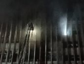 للمرة الثانيةالسيطرة على حريق مبنى سنترال رمسيس والإطفاء تبدأ التبريد صور manshetat