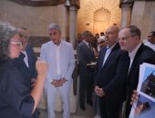 وزير السياحة ومحافظ القاهرة يفتتحان قبتي يحيي الشبيه وصفي الدين جوهر بعد ترميمهما manshetat