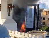 اندلاع حريق فى دبى مول بمنطقة الشيخ زايد فيديو وصور manshetat