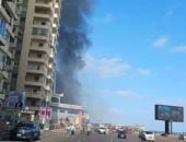 الحماية المدنية تسيطر على حريق مطعم شرق الإسكندرية manshetat