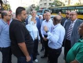 محافظ القاهرة يتفقد سنترال رمسيس لمتابعة أعمال الترميم صور manshetat