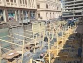 بدء إنشاء باكيات الباعة الجائلين بشوارع العتبة صور manshetat