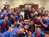 حرس الحدود يحتفل بعيد ميلاد المدير الإداري للفريق بمعسكر القاهرة صور manshetat