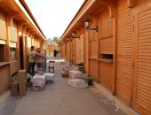 محافظ القاهرة يعلن بدء تسكين مكتبات سور الأزبكية الجديد صور manshetat