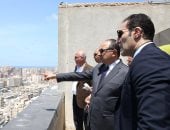 وزير قطاع الأعمال العام يجرى جولة تفقدية لمبنى قصر القطن بالإسكندرية manshetat