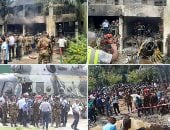 16 قتيلا جراء تحطم طائرة عسكرية على حرم مدرسة وكلية فى بنجلاديش manshetat