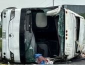 إصابة 20 سائحًا إثر انقلاب أتوبيس سياحى فى جمهورية باشكيريا الروسية manshetat