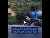 الداخلية تضبط المتهمين بتفريغ مياه صرف صحى بترعة manshetat