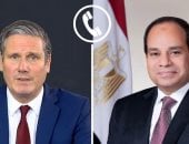 الرئيس السيسى يتلقى اتصالا هاتفيا من رئيس وزراء المملكة المتحدة كير ستارمر