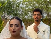 حسام عبد المجيد مدافع الزمالك يحتفل بعقد قرانه صور