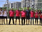 بعثة ناشئين وناشئات الطائرة الشاطئية تغادر إلي نيجيريا للمشاركة في الكأس القارية