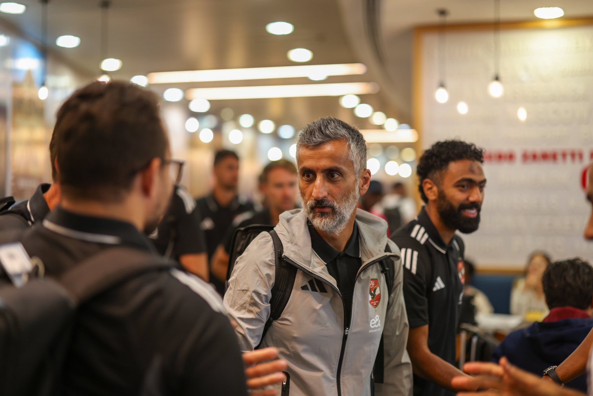 ريبيرو في مطار القاهرة