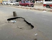 مياه القاهرة تواصل إصلاح خط رئيسي تسبب فى هبوط أرضى بمحور الأوتوستراد (صور) manshetat