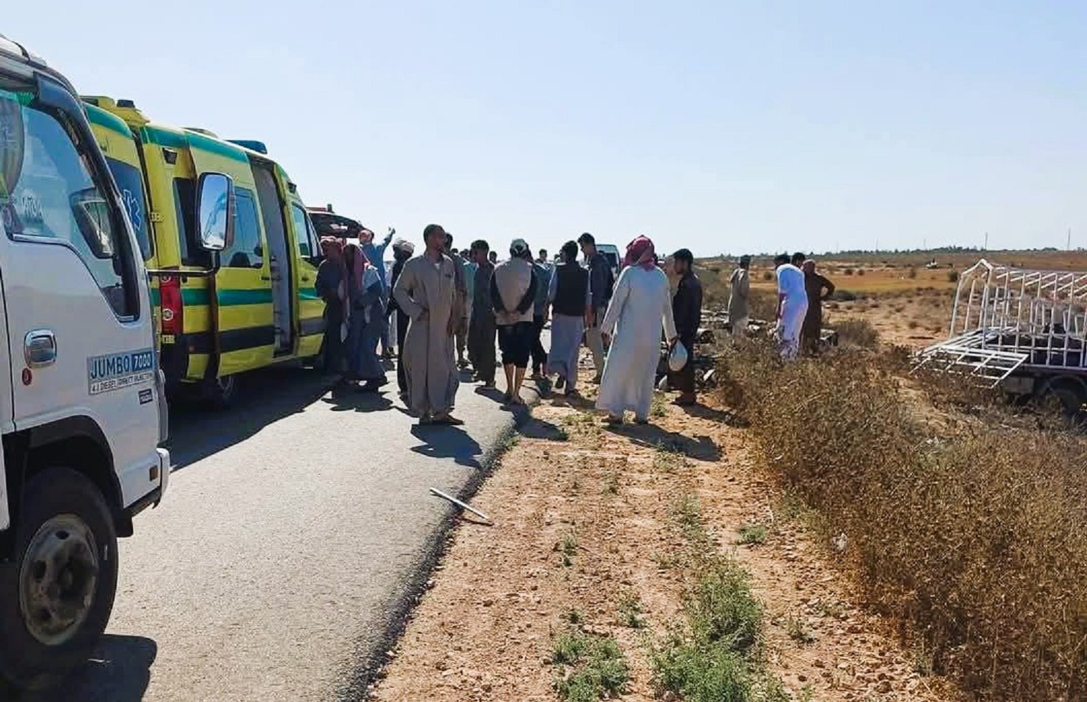 حادث تصادم على طريق السلوم