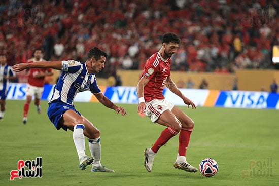 وسام أبوعلى خلال المباراة