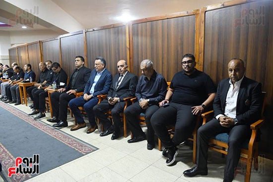 جانب من عزاء ميمى عبد الرازق فى القاهرة