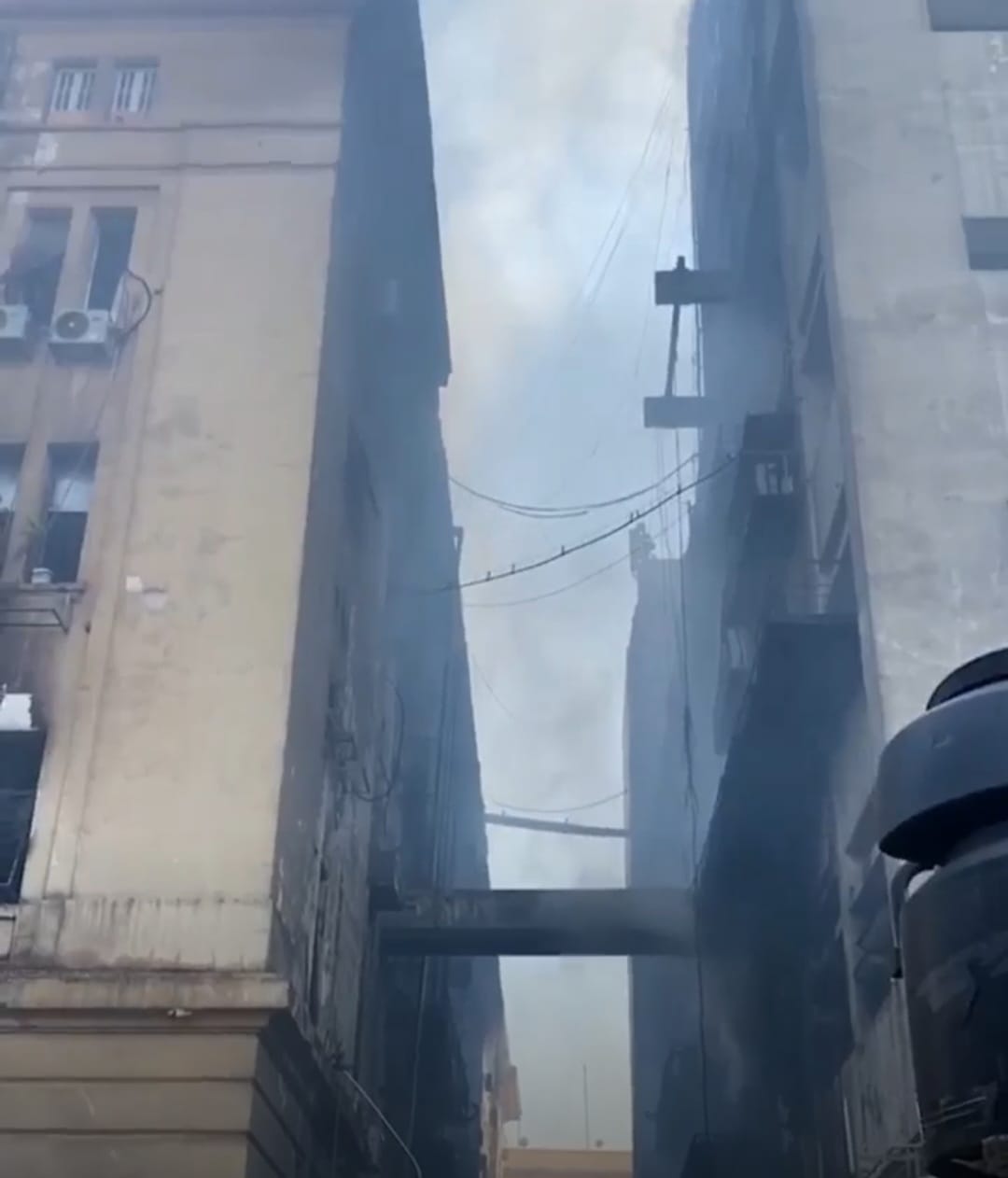 حريق سنترال رمسيس حريق سنترال رمسيس